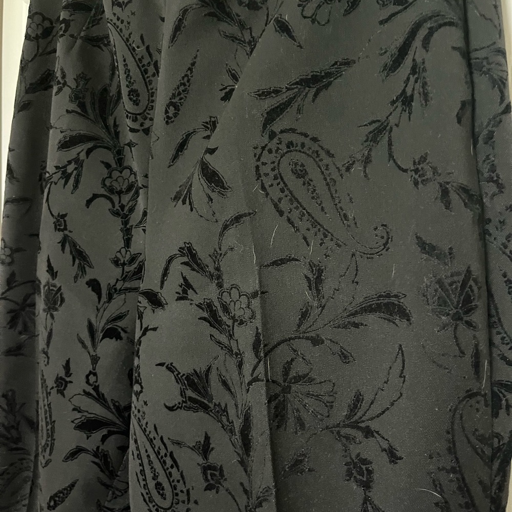 Women's Black on Black Burnout Slacks
